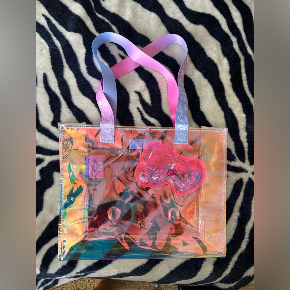 Hello Kitty iridescent tote bag